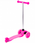 Самокат Ridex 3-колесный Zippy 2.0 3D 120/80 мм, розовый