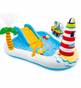 Игровой центр надувной Intex 57162NP &quot;Fishing fun play center&quot;, 218х188х99 см ― купить в Москве. Цена, фото, описание, продажа, отзывы. Выбрать, заказать с доставкой. | Интернет-магазин SPORTAVA.RU