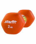 Гантель неопреновая Starfit DB-201 2 кг, оранжевый