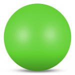 Мяч для художественной гимнастики INDIGO IN315-S, диаметр 15см., салатовый металлик
