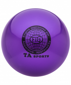 Мяч для художественной гимнастики RGB-101, 19 см, фиолетовый ― купить в Москве. Цена, фото, описание, продажа, отзывы. Выбрать, заказать с доставкой. | Интернет-магазин SPORTAVA.RU