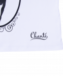 Футболка гимнастическая Chanté Chloe, хлопок, белый, детский