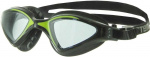 Очки для плавания Atemi, силикон (чёрн/салат), N8503