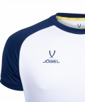 Футболка игровая Jögel CAMP Reglan Jersey, белый/темно-синий