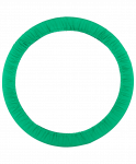 Чехол для обруча без кармана D 890, зеленый