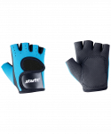 Перчатки для фитнеса Starfit SU-107, синие/черные