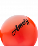 Мяч для художественной гимнастики Amely AGB-101 19 см, оранжевый