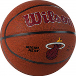 Мяч баскетбольный Wilson NBA MIAMI HEAT WTB3100XBMIA, размер 7 (7)