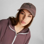 Бейсболка PUMA Ess Cap 02241697, 100% хлопок, коричневый (Универсальный)