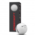 Мяч для гольфа TaylorMade SpeedSoft White, N2747001, 3 шт в упаковке