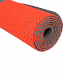 Коврик для фитнеса Starfit FM-202, TPE перфорированный, 173x61x0,5 см, ярко-красный