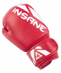 Перчатки боксерские Insane MARS, ПУ, красный, 6 oz