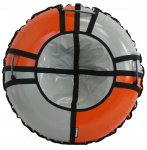 Тюбинг Hubster Sport Pro серый-оранжевый, Серый (120см)