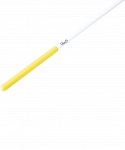 Палочка с карабином Chanté Barre для ленты, 60 см, белый/желтый
