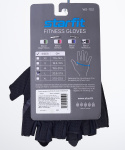 Перчатки для фитнеса Starfit WG-103, черный/светоотражающий