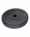 Диск пластиковый Starfit BB-203 d=26 мм, черный, 2,5 кг