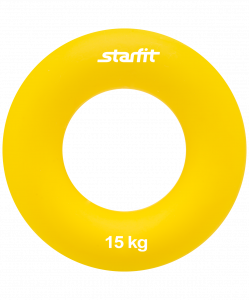 Эспандер кистевой Starfit ES-404 &quot;Кольцо&quot;, диаметр 8,8 см, 15 кг, жёлтый ― купить в Москве. Цена, фото, описание, продажа, отзывы. Выбрать, заказать с доставкой. | Интернет-магазин SPORTAVA.RU