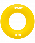 Эспандер кистевой Starfit ES-404 "Кольцо", диаметр 8,8 см, 15 кг, жёлтый