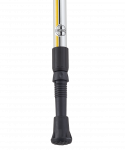 Скандинавские палки Berger Blade, 77-135 см, 2-секционные, серебристый/желтый/черный