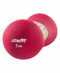 Гантель неопреновая Starfit DB-202 2 кг, рубиновая