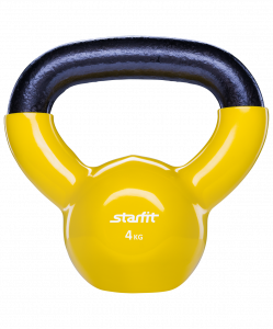 Гиря виниловая Starfit DB-401, желтая, 4 кг ― купить в Москве. Цена, фото, описание, продажа, отзывы. Выбрать, заказать с доставкой. | Интернет-магазин SPORTAVA.RU