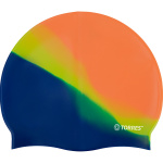 Шапочка для плавания TORRES Flat, SW-12202MG,оранжевый мультиколор, силикон (Senior)