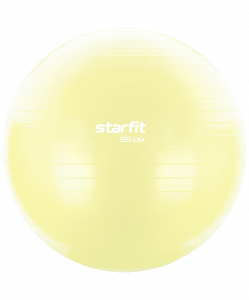 Фитбол Starfit GB-104 антивзрыв, 900 гр, желтый пастельный, 55 см ― купить в Москве. Цена, фото, описание, продажа, отзывы. Выбрать, заказать с доставкой. | Интернет-магазин SPORTAVA.RU