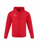 Худи на молнии JÖGEL ESSENTIAL Cotton FZ Hoodie, красный