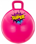БЕЗ УПАКОВКИ Мяч-попрыгун Starfit GB-0401, SUPER, 45 см, 500 гр, с ручкой, розовый, антивзрыв