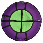 Тюбинг Hubster Ринг Хайп фиолетовый-салатовый (90см)