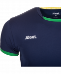 Футболка волейбольная Jögel JVT-1030-093 темно-синий/зеленый, детский