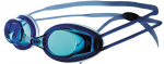 Очки для плавания Atemi, силикон (голубой), N401