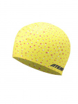 Шапочка для плавания Atemi silicone cap Point yellow, силикон, Цвет: Принт,TSC1PY