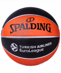 Мяч баскетбольный Spalding Euroleague Logo TF-150 73-985Z, №7 (7)