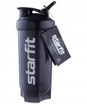 Шейкер Starfit FB-200, с металлическим венчиком, серый/черный