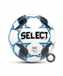 Мяч футбольный Select Contra IMS, №5, белый/черный/синий