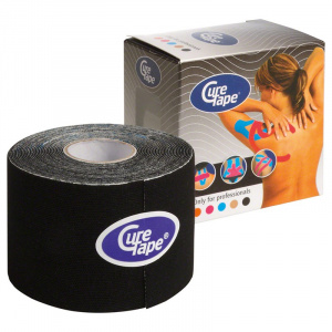 Тейп кинезиологический CureTape Black 160226, 5см.x5м. ― купить в Москве. Цена, фото, описание, продажа, отзывы. Выбрать, заказать с доставкой. | Интернет-магазин SPORTAVA.RU