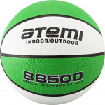 Мяч баскетбольный Atemi, резина, 8 панелей, BB500, окруж клееный