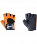 Перчатки для фитнеса Starfit SU-107, оранжевые/черные