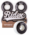 Комплект колес для скейтборда RIDEX SB, 52*32, белый/черный, 4 шт.