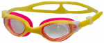 Очки для плавания Atemi, дет., силикон (жел/роз), B603