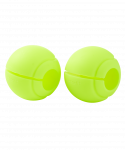 Расширители хвата Starfit BB-111, d=25 мм, сферические, ярко-зеленый, 2 шт