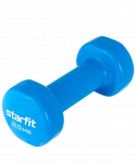 Гантель виниловая Starfit DB-101 2,5 кг, синий