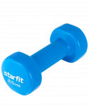 БЕЗ УПАКОВКИ Гантель виниловая Starfit DB-101 2,5 кг, синий