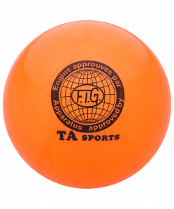 Мяч для художественной гимнастики RGB-102, 15 см, оранжевый, с блестками ― купить в Москве. Цена, фото, описание, продажа, отзывы. Выбрать, заказать с доставкой. | Интернет-магазин SPORTAVA.RU