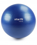 Фитбол Starfit GB-108 антивзрыв, 1200 гр, темно-синий, 75 см