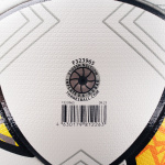 Мяч футб. TORRES Club, F323965, р.5, 10 пан., ПУ, гибрид. сшив, бел-оранж-желт (5)