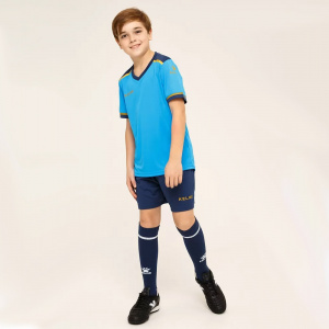 Форма футб. детск. KELME, 8351ZB3158-996-140, рост 140, 100% полиэстер, синий (140 см) ― купить в Москве. Цена, фото, описание, продажа, отзывы. Выбрать, заказать с доставкой. | Интернет-магазин SPORTAVA.RU