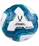 Мяч футзальный Jögel Blaster, №4, белый/синий/голубой (4)