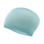 Шапочка для плавания TYR Long Hair Wrinkle-Free Silicone Cap, LCSL-450, голубой (Senior)